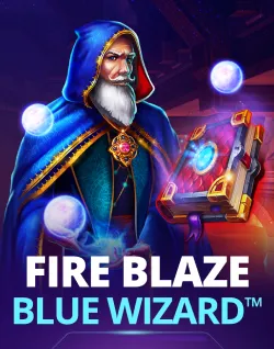 Online Slot Games - Fire Blaze: Blue Wizard