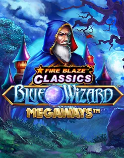 Popular Casino Games - Fire Blaze: Blue Wizard Megaways