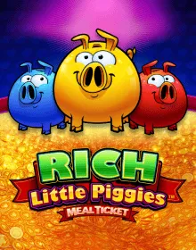 Online Slot Games - Rich Little Piggies Meal Ticket