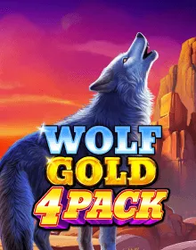 Popular Casino Games - Wolf Gold 4 Pack